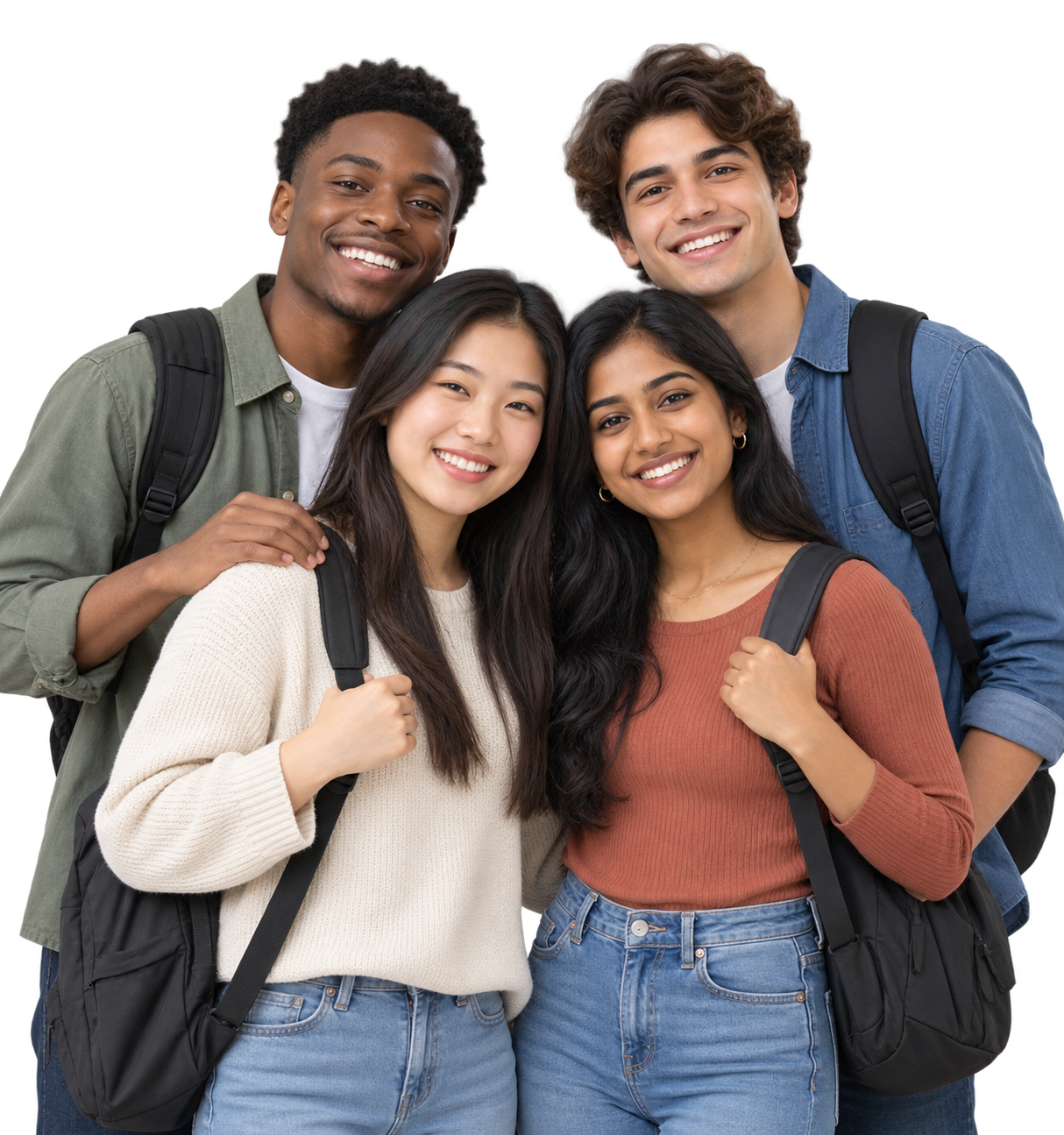 International students from diverse backgrounds